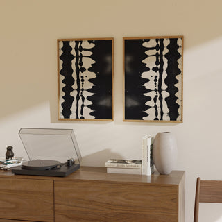 Collection of abstract art prints featuring bold shapes, modern designs, and minimalist styles, available as premium wall art for contemporary interiors.