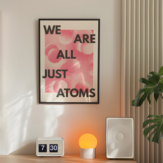 Retro Squirt poster featuring bold yellow and red colors in a vintage style beverage advertisement, displaying a graphic design with the word 'Squirt' prominently in a playful font and the phrase 'Natural Flavoured Juice' in a classic style, crafted from print and ink on paper, suitable for home or office decor, designed to evoke nostalgia and charm with its vibrant colors and large text, perfect for adding personality to living spaces with retro flair and classic beverage themes, an engaging